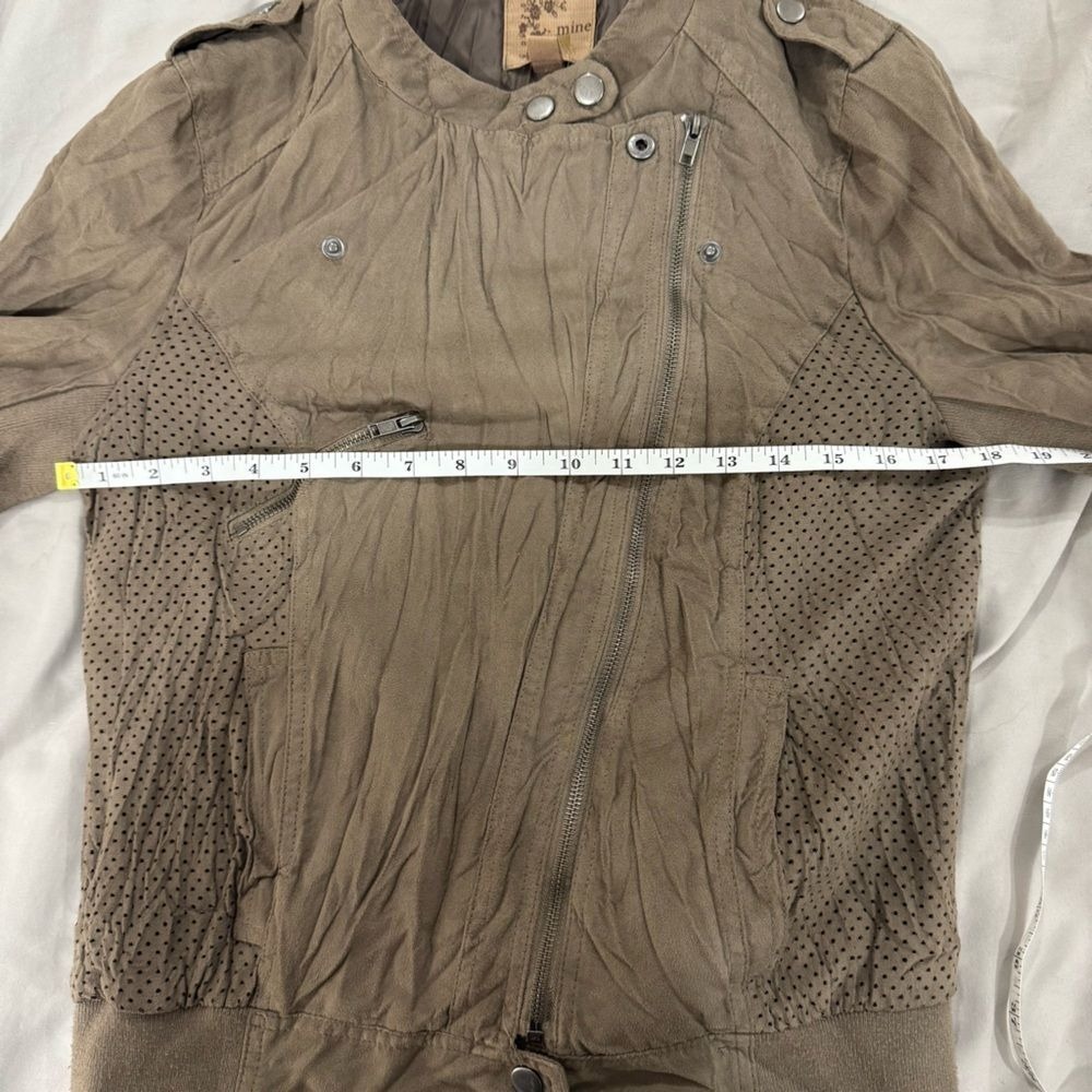 Mine casual beige grey jacket Large - Picture 5 of 7